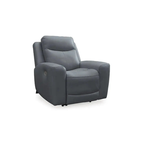 Ashley Mindanao Reclining Sofa in Steel Signature Design by Ashley