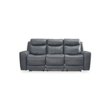 Ashley Mindanao Reclining Sofa in Steel Signature Design by Ashley