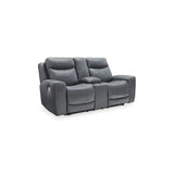 Ashley Mindanao Reclining Sofa in Steel Signature Design by Ashley