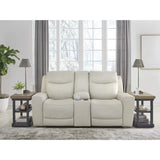 Ashley Mindanao Reclining Sofa Set in Coconut Signature Design by Ashley