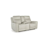 Ashley Mindanao Reclining Sofa Set in Coconut Signature Design by Ashley