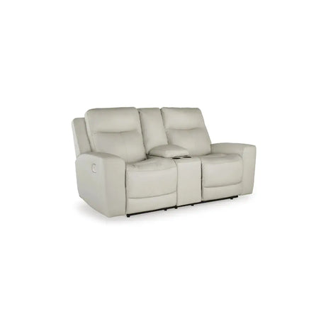 Ashley Mindanao Reclining Sofa Set in Coconut Signature Design by Ashley