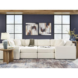 Ashley Modmax Sectional with Ottoman in Osyster Signature Design by Ashley