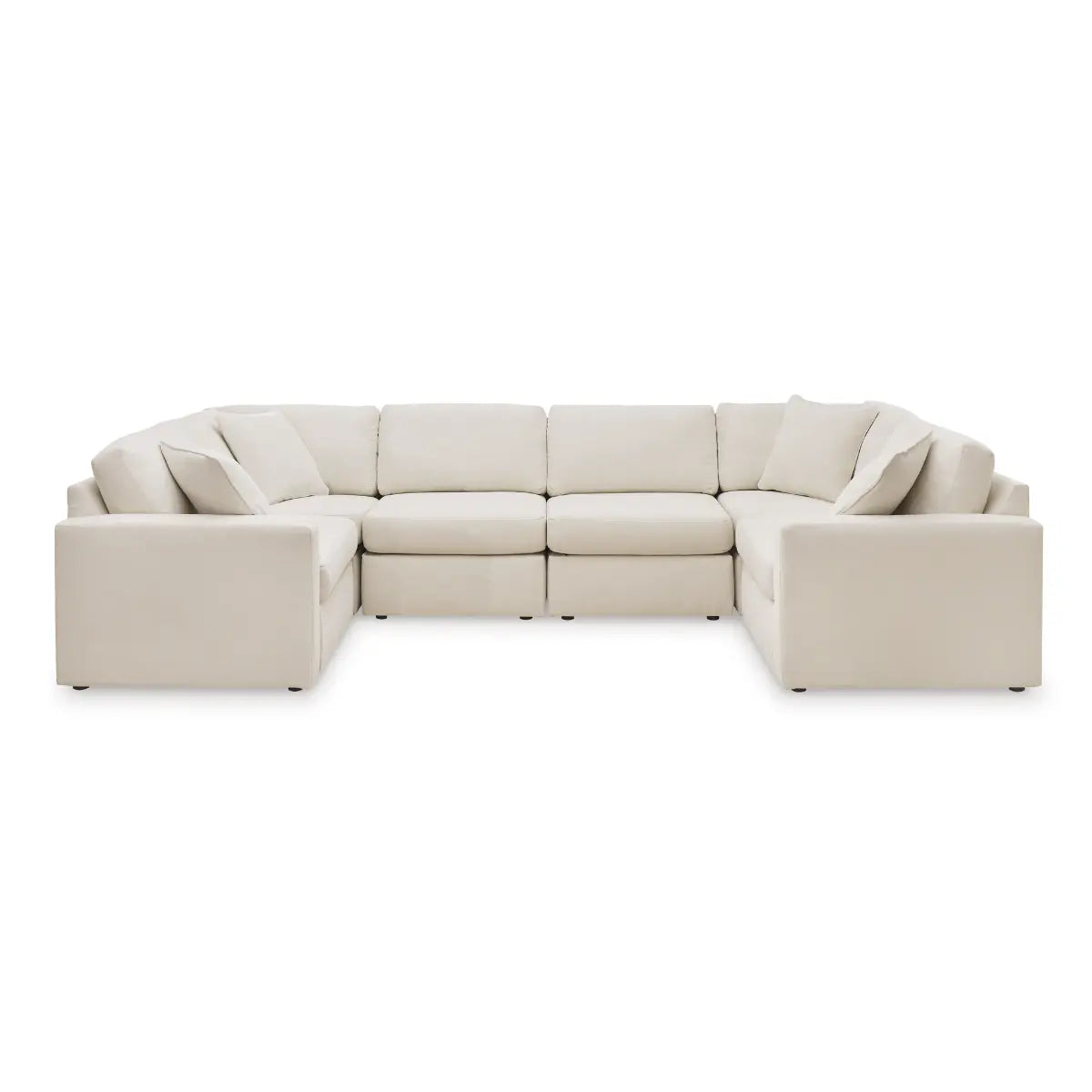 Ashley Modmax Sectional with Ottoman in Osyster Signature Design by Ashley