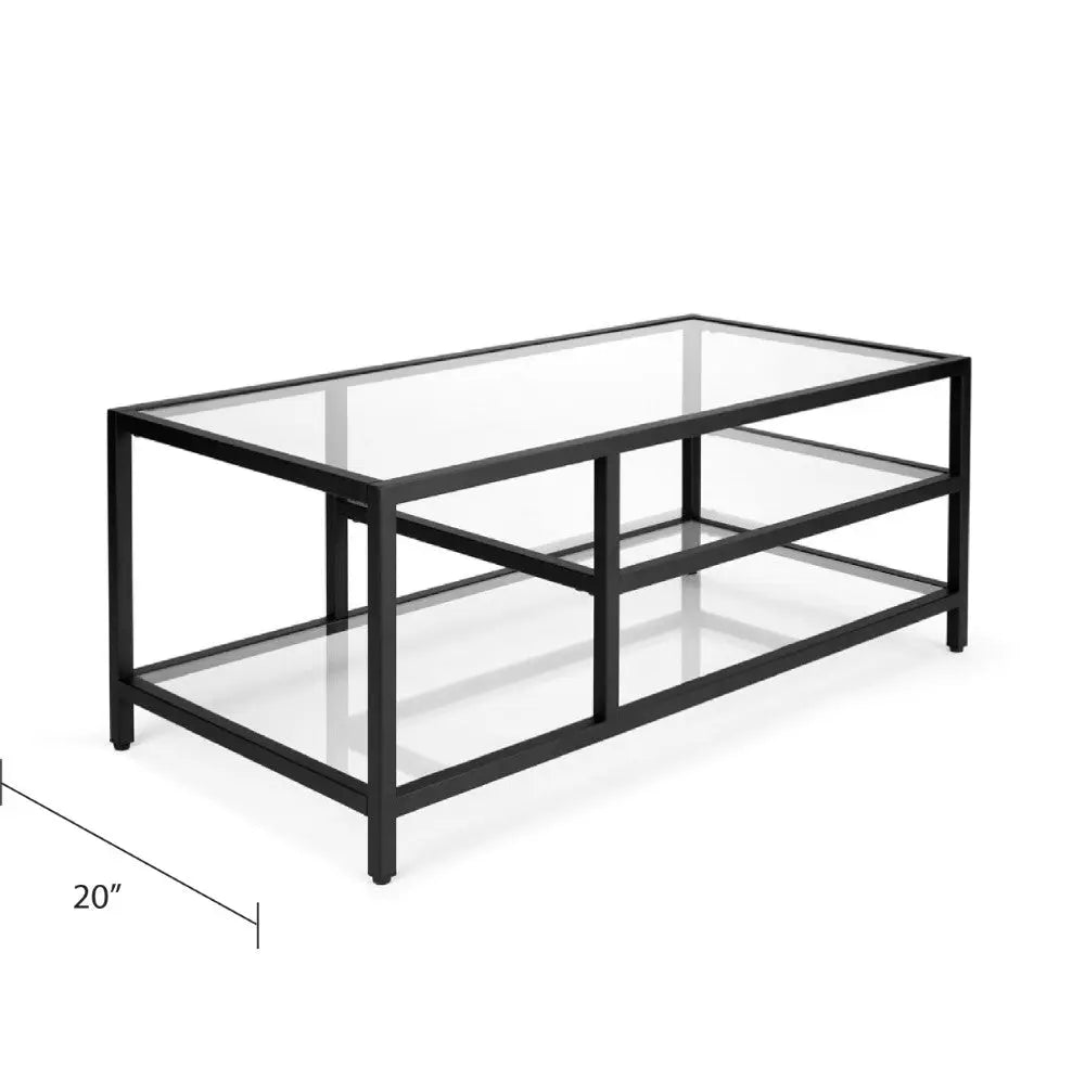 Miley Black Metal Coffee Table - Complete Home Furnish