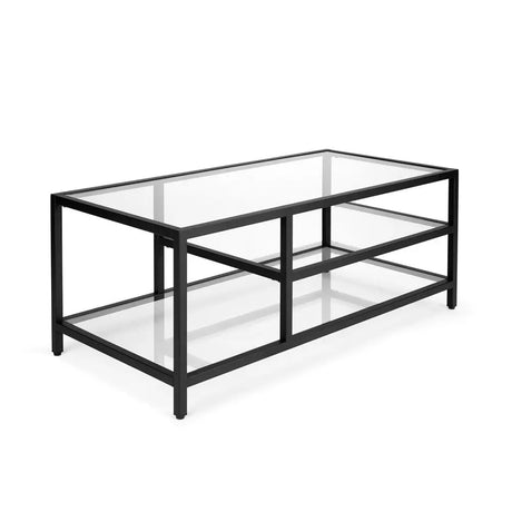 Miley Black Metal Coffee Table  - Complete Home Furnish