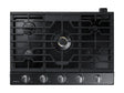 Samsung 30 inch 5-Burner Gas Cooktop in Black Stainless Steel NA30N7755TG Samsung