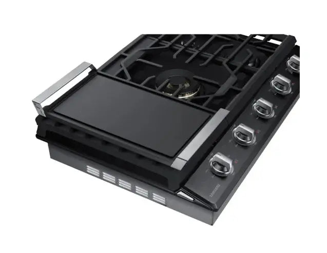 Samsung 30 inch 5-Burner Gas Cooktop in Black Stainless Steel NA30N7755TG Samsung