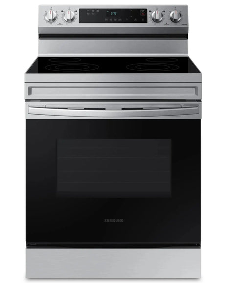 Samsung 30 inch 6.3 cu. ft. Freestanding Electric Range in Stainless Steel NE63A6111SS Samsung