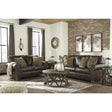 Ashley Nicorvo Sofa Set in Coffee Signature Design by Ashley