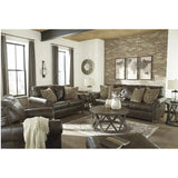 Ashley Nicorvo Sofa Set in Coffee Signature Design by Ashley