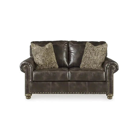 Ashley Nicorvo Sofa Set in Coffee Signature Design by Ashley