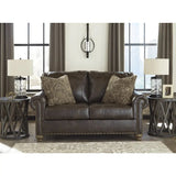 Ashley Nicorvo Sofa in Coffee Signature Design by Ashley