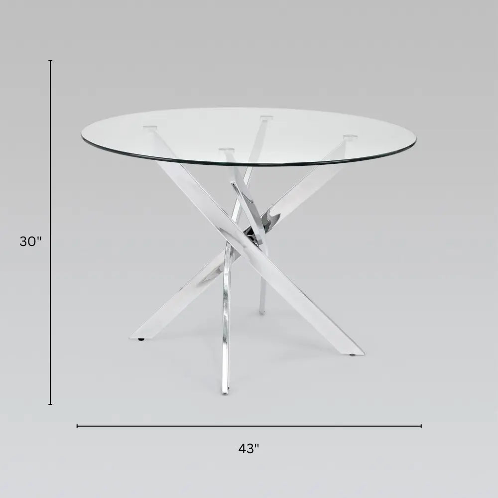 Carol Silver Dining Table - Xcella Furniture