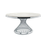 Bailey Dining Table - Silver