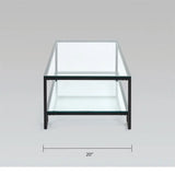 Krista Coffee Table 41" - Black - Complete Home Furnish