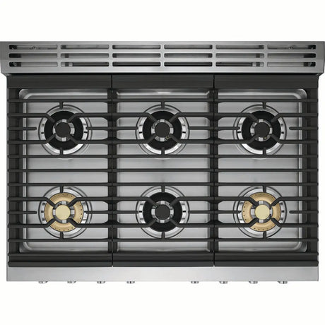 Frigidaire Professional 36 inch 4.4 cu. ft. Dual Fuel Range in Stainless Steel PCFD3670AF Frigidaire