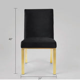 Wellington Dining Chair - Gold - Xcella Furniture