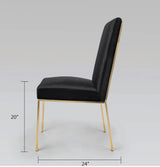 Wellington Dining Chair - Gold - Xcella Furniture