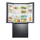 Samsung 32 inch 18 cu. ft. Counter-Depth French Door Refrigerator in Black Stainless RF18A5101SG Samsung