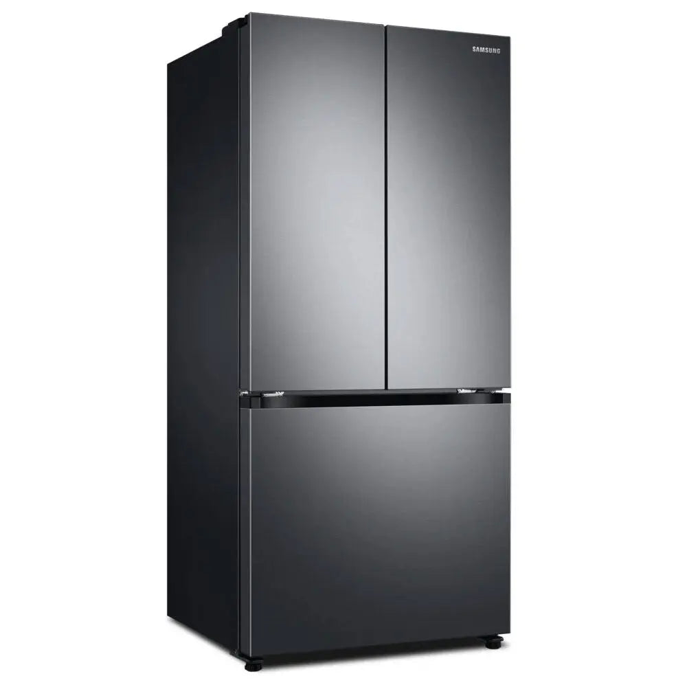 Samsung 32 inch 18 cu. ft. Counter-Depth French Door Refrigerator in Black Stainless RF18A5101SG Samsung