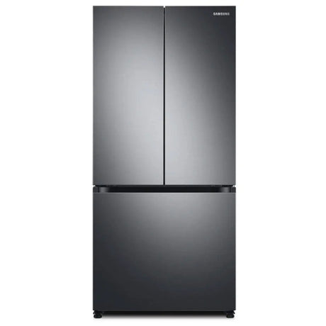 Samsung 32 inch 18 cu. ft. Counter-Depth French Door Refrigerator in Black Stainless RF18A5101SG Samsung