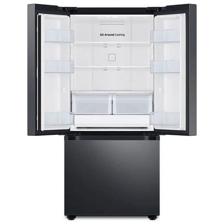 Samsung 30 inch 22.1 Cu. Ft. French-Door Refrigerator in Black Stainless RF22A4111SG Samsung