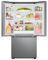 Samsung 30 inch 22 Cu. Ft. French-Door Refrigerator in Stainless Steel RF22A4111SR Samsung