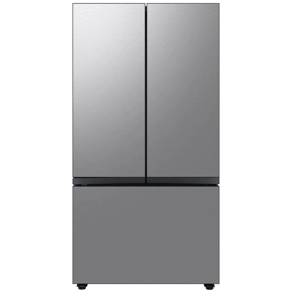 Samsung BESPOKE 36" 23.9 cu. ft. Counter-Depth 3 Door French Door Refrigerator in Stainless Steel RF24BB6600QLAA Samsung