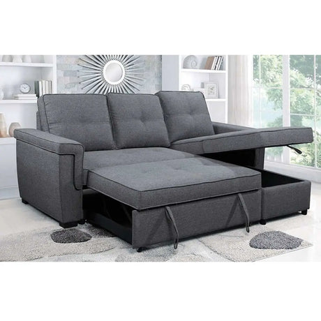 Reversible Sofa Bed Sectional with Storage Chaise 9040 I.F.Furniture