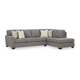 Ashley Reydell Sectional in Charcoal Signature Design by Ashley