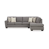 Ashley Reydell Sectional in Charcoal Signature Design by Ashley