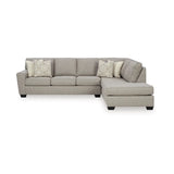 Ashley Reydell Sectional in Dune Signature Design by Ashley