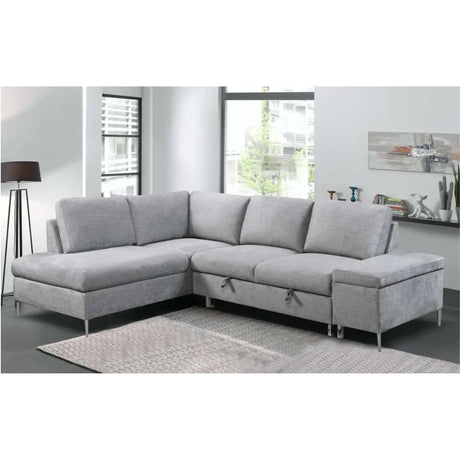 9022 Sofa Bed Sectional with Storage Bench IF