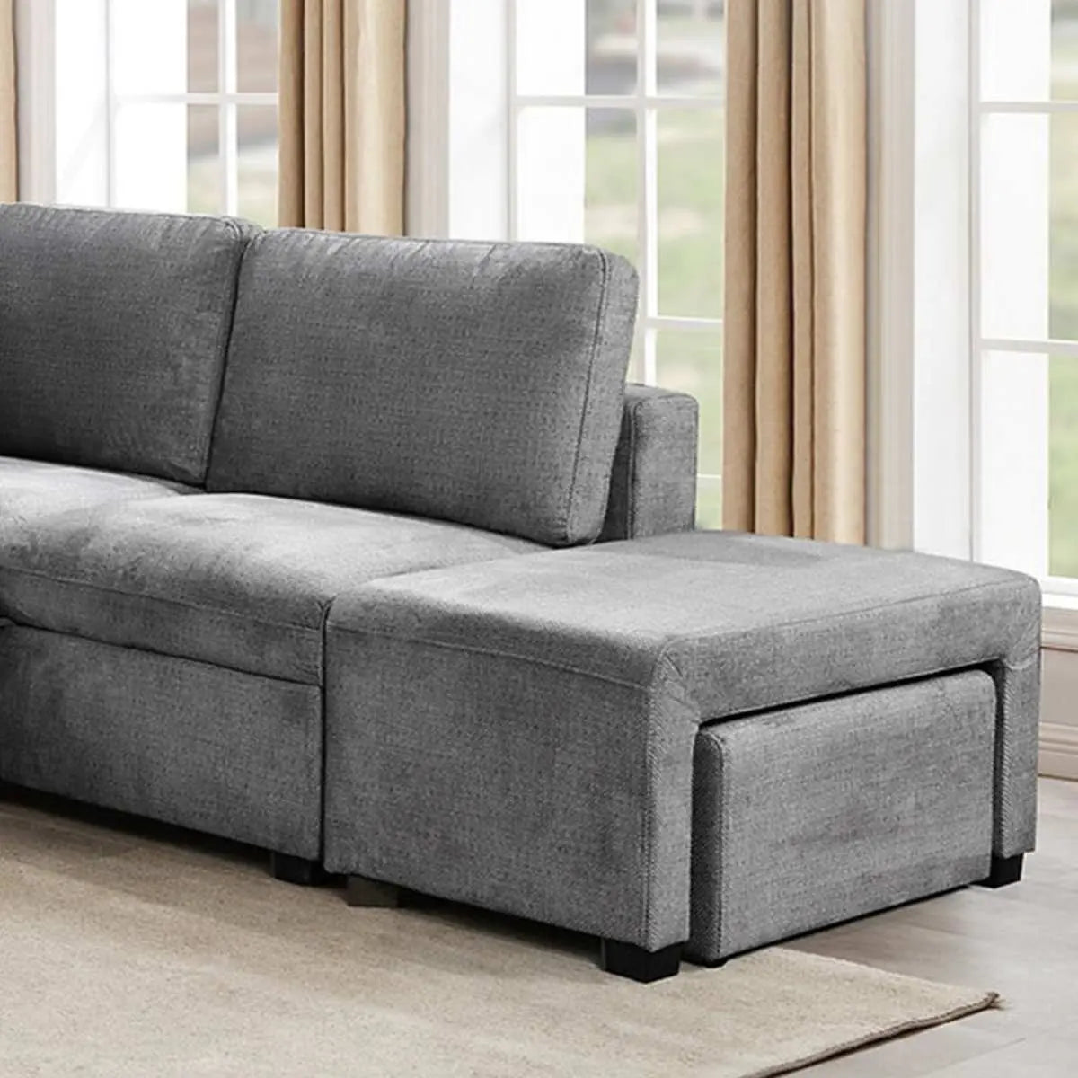 9035 Sofa Bed Sectional with Ottoman IF