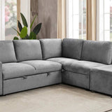 9035 Sofa Bed Sectional with Ottoman IF