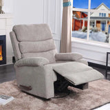 Titus Fabric Reclining Chair in Beige Titus