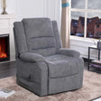 Titus Fabric Reclining Chair in Charcoal Titus