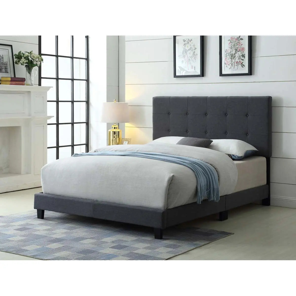 Titus Alice Fabric Upholstered Bed Titus