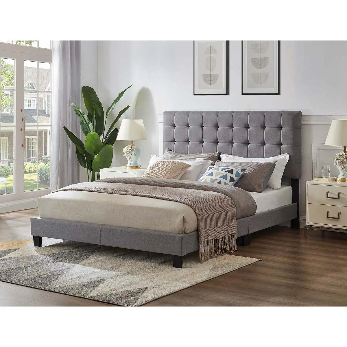 Titus Alice Fabric Upholstered Bed Titus