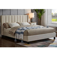 T2190 Deep Panel Tufted Bed in White Titus