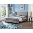 Titus Boucle Fabric Upholstered Bed Titus