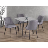 Titus Swish 5pc Glass Dining Set Titus