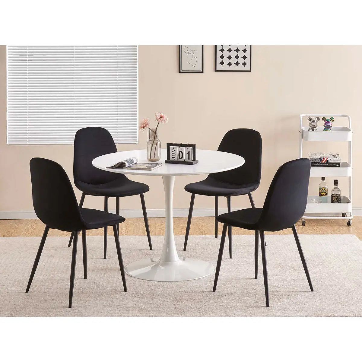 Titus Grace Wood 5pc Dining Set Titus