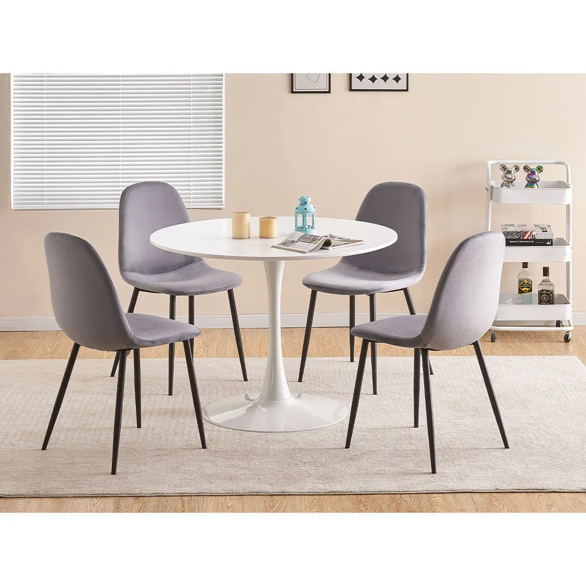 Titus Regal 5pc Wood Dining Set Titus