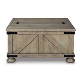 Ashley Aldwin Lift-Top Coffee Table with Storage - Brampton Furniture Store