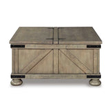 Ashley Aldwin Lift-Top Coffee Table with Storage - Brampton Furniture Store