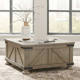 Ashley Aldwin Lift-Top Coffee Table with Storage - Brampton Furniture Store