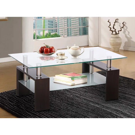 Titus Glass Top Coffee Table T5000 Titus