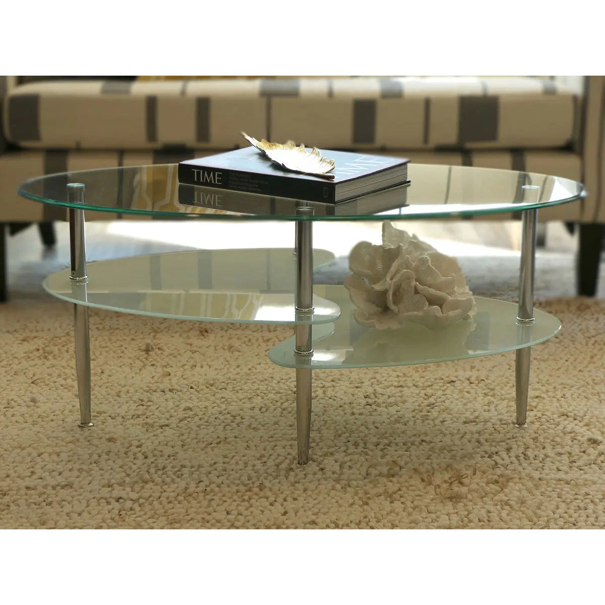 Titus Glass Coffee Table T5002 Titus